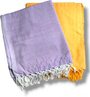 Kumar Gems Solid Double Comforter for  AC Room(Cotton, Purple, Yellow)