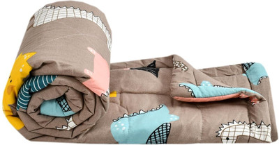 Freshfromloom Printed Double AC Blanket for  AC Room(Microfiber, Radeo Dust)