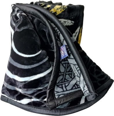 HOMIEE Floral Double Mink Blanket for  Heavy Winter(Polyester, Multi3)