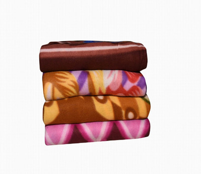 ACZO FEEL Floral Single Mink Blanket for  AC Room(Microfiber, Multicolor)
