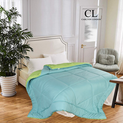 CARLTON LONDON Solid Double Comforter for Heavy Winter(Microfiber, Light Green) CARLTON LONDON Solid Double Comforter for Heavy Winter(Microfiber, Light Green)
