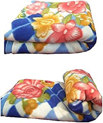 SIMAM Abstract Single Fleece Blanket for  AC Room(Microfiber, Printed)