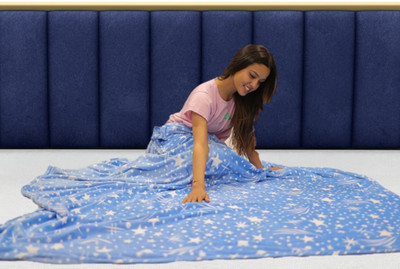 SIMAM 3D Printed Double AC Blanket for  AC Room(Microfiber, Multicolor298)