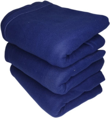 SIMAM Solid Single Fleece Blanket for  AC Room(Polyester, Printed 3)