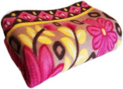 Sweven Printed Single Fleece Blanket for  Mild Winter(Microfiber, Multicolor)