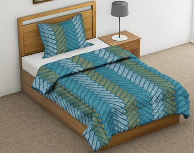 Texlux Printed Single AC Blanket for  Heavy Winter(Poly Cotton, Multi Color Pink Floral)