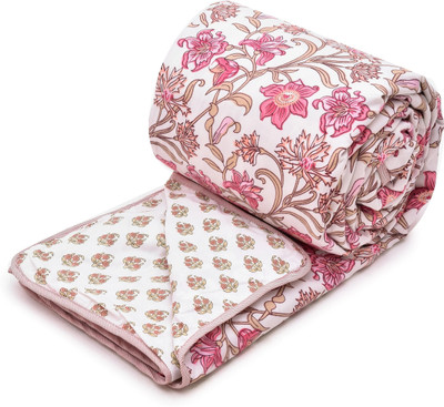 Flipkart SmartBuy Printed Double Dohar for  AC Room(Microfiber, Blue)