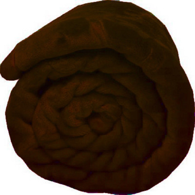AUBORON Self Design Double Mink Blanket for  Heavy Winter(Microfiber, Brown)