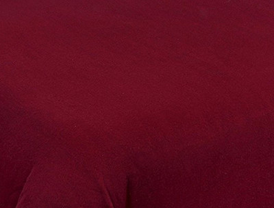 Hot Dealzz Solid Single Fleece Blanket for  AC Room(Polyester, Maroon)