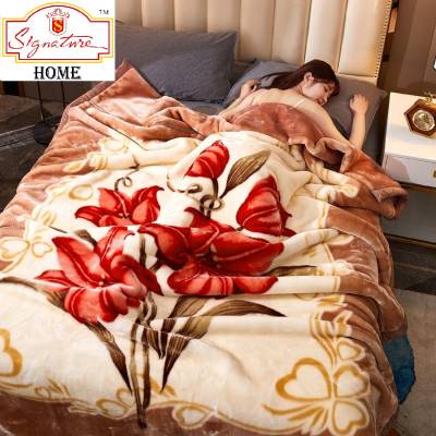 Signature floral hotsell double blanket