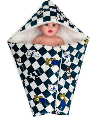 SIDLY PIDLY Cartoon Crib AC Blanket for  AC Room(Polyester, Blue)
