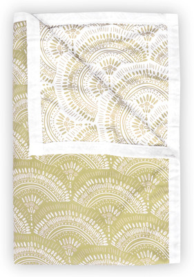 Divine Casa Printed Single Dohar for  AC Room(Microfiber, Moss Green)