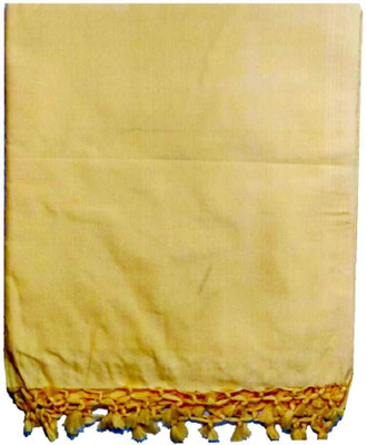 DRISHTI Solid, Printed Single AC Blanket for  AC Room(Silk, Yellow)
