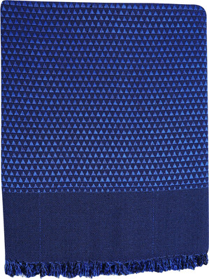 Saagar Tex Floral Single AC Blanket for  Heavy Winter(Poly Cotton, Blue)