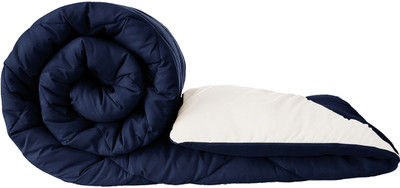 Floating Dreams Solid Single Comforter for  Mild Winter(Microfiber, Blue)