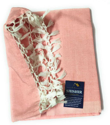 Shishir Solid Single AC Blanket for  Mild Winter(Microfiber, Light Red)