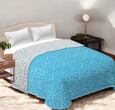 shree karni export Floral Double AC Blanket for  AC Room(Microfiber, Multicolor)