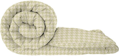 Floating Dreams Abstract Double Comforter for  AC Room(Poly Cotton, Green)