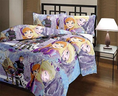 SK STORE Cartoon Double Dohar for  AC Room(Microfiber, Frozzeen)