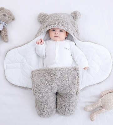 Highever Solid Single Wearable Blanket for  Mild Winter(Poly Cotton, Grey)