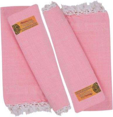 Aakriti Handloom Solid Single Throw for  AC Room(Silk, White)