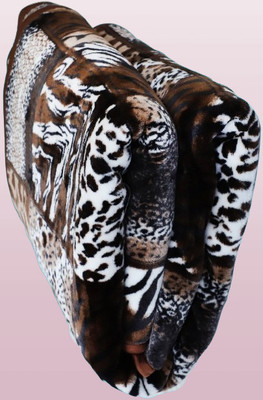 KIXTA Self Design Double Mink Blanket for  Heavy Winter(Microfiber, self disigen)