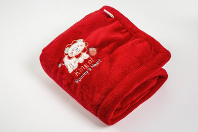 BABY ZONE Solid Single AC Blanket for  Mild Winter(Polyester, Pink/Red)