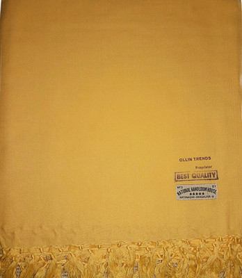 OLLIN TRENDS Solid Single Comforter for  AC Room(Silk, Yellow)
