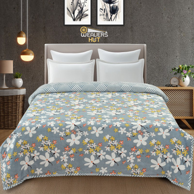 weavers hut Floral Double Comforter for  AC Room(Polyester, Multicolor)