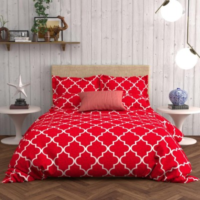 Skytex Abstract Single Comforter for  AC Room(Cotton, Maroon)