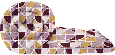 Floating Dreams Geometric Single AC Blanket for  AC Room(Microfiber, Multicolor)