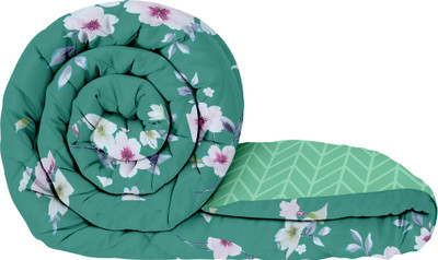 Story@home Printed Double Comforter for  AC Room(Polyester, Green)