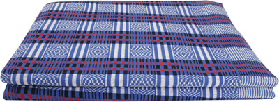 Saagar Tex Checkered Single AC Blanket for  AC Room(Cotton, Blue)