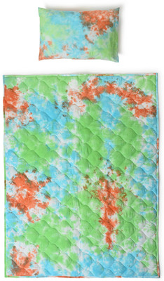 Mi Arcus Printed Crib Comforter for  Mild Winter(Cotton, Green)