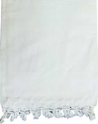 Queen silk Solid Single Top Sheet for  AC Room(Silk, Snow White)