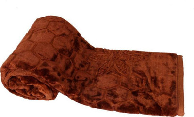 Shyam Creation Solid Double Mink Blanket for  Mild Winter(Microfiber, Multicolor)