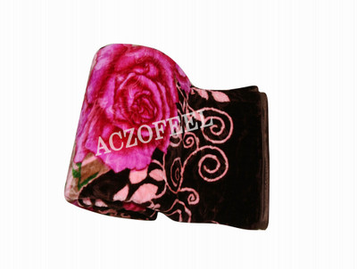 ACZO FEEL Floral Double Mink Blanket for  Heavy Winter(Microfiber, Multicolor)