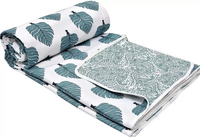 MFI Printed Single Dohar for  AC Room(Cotton, Multicolor1)
