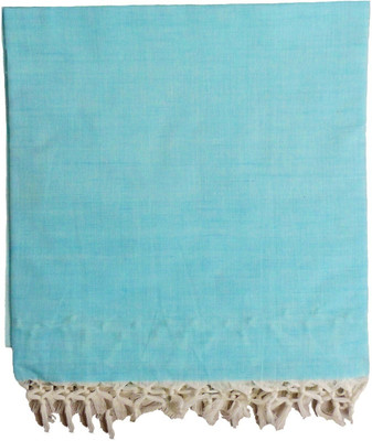 Aakriti Handloom Solid Single Top Sheet for  AC Room(Silk, White)