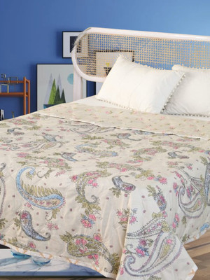 KIXTA Self Design Double Comforter for  Heavy Winter(Microfiber, Multicolor)