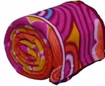 Anadhika Printed Single Fleece Blanket for  AC Room(Polyester, Single Bed 1 pcs Fleece Multi 6)