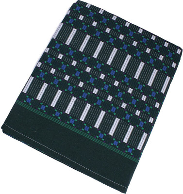 Tharunsha Elite Striped Single AC Blanket for  Mild Winter(Cotton, Green White)