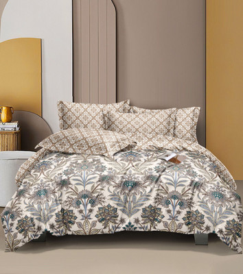 A Homes Grace Printed Double AC Blanket for  AC Room(Microfiber, Multicolor)
