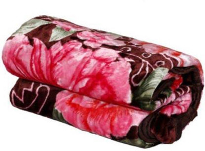 Swikon star Printed Double Mink Blanket for  Mild Winter(Microfiber, Multicolor)