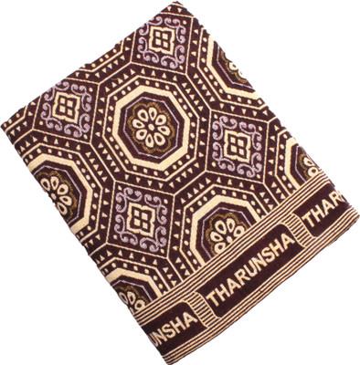 Tharunsha Elite Printed Single AC Blanket for  Heavy Winter(Cotton, Maroon)