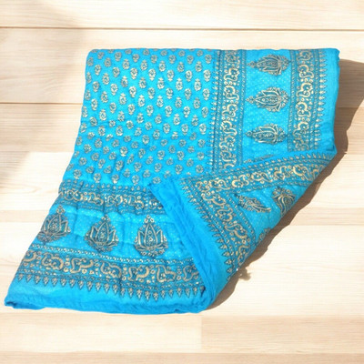 shree karni export Floral Single Quilt for  Heavy Winter(Polyester, Multicolor)