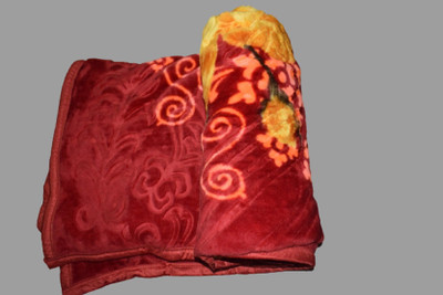 Swikon star Printed Double Mink Blanket for  Mild Winter(Microfiber, Multicolor)