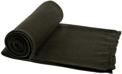 Goyal's Solid Single Fleece Blanket for  Heavy Winter(Polyester, Green)