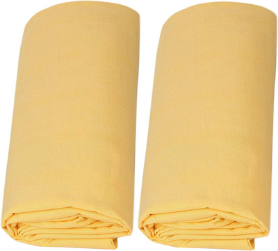 DRISHTI Solid Single AC Blanket for  AC Room(Silk, Yellow)