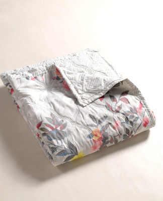 SIMAM Printed Single Comforter for  AC Room(Cotton, 1287 Grey pink)